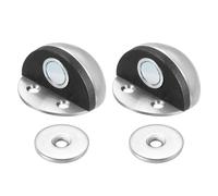 Per Magnete 2 Pezzi Fermaporta a Cupola Senza Forare, Argento