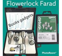 Per Opel Vectra dal 1989> Kit Bulloni Antifurto Flower Lock Farad Cerchi in Lega