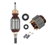 Per Makita Rotor Stator Set, Spazzole di Carbone e Cuscinetti per HR4001C HR4011C, Parti 513633-7 625758-6