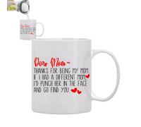 per mamma, materiale ceramico, per caffè | 350 ml di capacità, 11,8 once, questa umoristica, di alta qualità è il miglior regalo per la festa della mamma, il compleanno e San