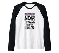 per Mamme stanche - Figlie gemelle Maglia con Maniche Raglan