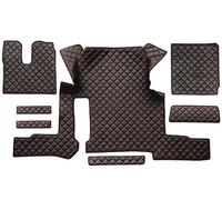 Per Man Tgx Uno Cassetto 2018-2020 Manuale Lefthd Nero + Red Eco Pelle Tappetini