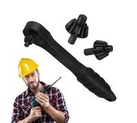 Per Mandrino | A Cricchetto 2 In 1 Per Mandrino Doppia Testa,Accessorio Ergonomico Per Utensili A Mano Ricambi Per Meccanici Edilizia Casa