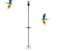 per mangiatoia per uccelli, in metallo, resistente alle intemperie, per esterni, giardino, cortile, patio, osservazione della fauna selvatica, fringuelli, resistente alle