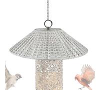 per Mangiatoie per Uccelli - Antiscivolo Impermeabile Trasparente Protettivo - Cupola Antiscivolo per Mangiatoie | per Inseparabile Calopsitta Parrocchetto Passero da Esterno Giardino Balcone Finestra