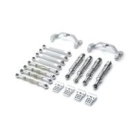 Per MangNiu D96 D90 D91 Per MN98 99S V1 Asta Ammortizzatore Sedile Auto Telecomandata Veicolo Cingolato Ricambi E Accessori Sostituzione Aggiornamento Accessorio Auto RC(Silver)