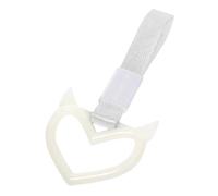 per maniglia per auto,Cinghie per maniglia per auto a forma di cuore | Anello a mano del,Avviso interno per auto che al buio, anello per metro per avvertimento, Cintura d'argento