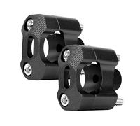 per manubrio Set Moto Adattatore Per Riser Manubrio 22 Mm 28 Mm Per Morsetto Manubrio Moto Da 7/8" 1 Paio Di Morsetti Per Manubrio Moto Fuoristrada Riser per manubrio(Black)