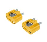 per manubrio Set Moto Morsetti Per Manubrio In Alluminio CNC Universali 22 Mm E 28 Mm, Adattatore Per Riser Regolabili Per Manubrio, Supporto Fissaggio Riser per manubrio(Yellow)