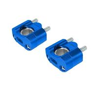 per manubrio Set Moto Morsetti Per Manubrio In Alluminio CNC Universali 22 Mm E 28 Mm, Adattatore Per Riser Regolabili Per Manubrio, Supporto Fissaggio Riser per manubrio(Blue)