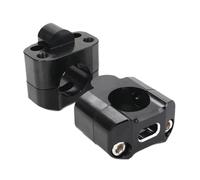 Per Manubrio Universale CNC Billet Fat Bar Riser Mount Clamp Adapter Da 22 Mm A 28 Per Pit Dirt Bike Racing Moto Enduro Supermoto MX ATV(Black)