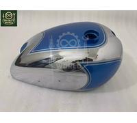 Per Matchless Ajs Doppio G9 G12 Cromo & Blu Vernice Acciaio Benzina Tank Con Cap