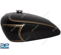 Per Matchless Singolo Cilindro Benzina Serbatoio Acciaio Nero Dipinta @ US