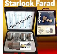 Per Mazda 2 dal 2003-2018 Kit Dadi Antifurto Starlock Farad Cerchi Acciaio