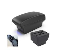 Per MAZDA 2 Per Demio Car Armrest Box Parts Storage Box Car Accessories Interior Parts Con Usb(B2 Black line 3 USB)