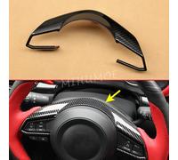 Per Mazda 3 CX3 CX5 CX-3 CX-5 Volante in fibra di carbonio Striscia Trim Copertura Accessori interni