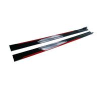 Per Mazda 3 Per Axela 6 Per Atenza 2 3 5 6 Per CX-3 CX-4 Per CX-5 Minigonne Laterali Universali 8 Pezzi Splitter Ad Alette Spoiler Laterale A Labbro Gonna Laterale Estension(Red)