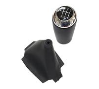 Per Mazda 3 Per BK Per BL Dal 2006 Al 2012 Copri Pomello Leva Cambio In Similpelle Pomelli leva cambio(6 Speed Set Chrome)