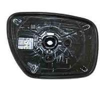 PER MAZDA 5 VETRO + PIASTRA DX CURVO CROMATO PER SPECCHIETTO RETROVISORE