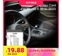 per Mazda 6 dal 2015 al 2023 Mappe di schede SD di navigazione per mappe di aggiornamento del Nav Sat Asia del Sud Malesia Tailandia
