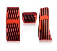 Per Mazda Cx60 Cx-60 2022 2023 2024 Auto Manuale Pedale Del Freno Pad Gas Acceleratore Kit Copertura Parte pedali acceleratore antiscivolo(Red)