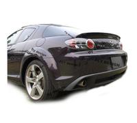 Per Mazda Lip Spoiler Posteriore RX8 Rx 8 2003-12 Nero Lucido