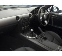 Per Mazda MX5 MK3 05-09 Freno a Mano Ghetta Nera Pelle Custom Nuovo Made IN UK