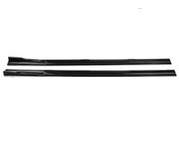 Per Mazda Nero Lucido Gonna Lato Estensione Rocker Splitter Diffusore Winglet Ali 8X 2.2M Universale Corpo Splitter Laterale Diffusore