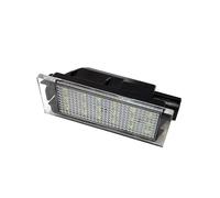 Per Megane 2 Per Clio 3 Per Laguna 2 Per Espace 4 Per Twingo Per Master Numero LED Auto Luce Targa Bianca Lampada 18LED Illuminazione Targa(1PC)