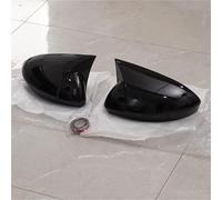 Per Megane 4 Per MK4 2016-2020 Car Side Wing Specchietto retrovisore Tappo copertura Vista posteriore Copertura dello specchio Calotta specchietto retrovisore(Nero lucido)