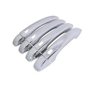 Per Megane IV MK4 2016~2021 Chrome Maniglia Esterna Porta Copertura Accessori Auto Adesivi Trim Set Aspetto Accessori Maniglia Apriporta Auto(4 Smart Button)