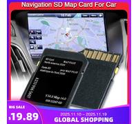 Per Mercedes AMG/Classe C/Classe E/GLC Scheda SD per auto 32 GB Mappe dell'America del Nord V14 A2139065607 Aggiornamento Garmin Sat Nav Navigazione