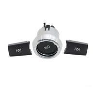 Per Mercedes Audio Knob Cover, W212 CD Button Trim, W204 Stereo Control Cap, Black Chrome Switch Bezel, W176 Media For Ring, W246 Radio Knob