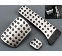 per MERCEDES AUTOMATICO W204 W205 W212 W213 GLC GLE PEDALI COPRI TAPPI PEDALIERA