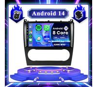 PER MERCEDES BENZ C-KLASSE W203 CLK C209 CARPLAY AUTORADIO NAVI DSP ANDROID 14.0