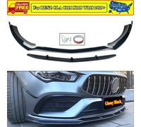 Per MERCEDES-BENZ CLA C118 X118 W118 Paraurti Anteriore Labbro Mento Spoiler Splitter Diffusore 2019 2020 2021 Protezione di Copertura Trim