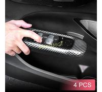 Per Mercedes-Benz Classe C GLC Interni Porta Finestra Interruttore Pannello di Copertura Trim X254 C254 W206 S206 2023 2024 2025 In Fibra di Carbonio
