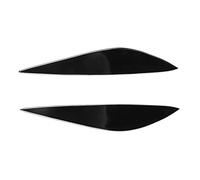 ,per Mercedes Benz Classe C W204 2008-2011 Berlina Nero Lucido Faro Anteriore Lampada Copertura Striscia Sopracciglio Palpebra Decorazione Adesivi per Auto