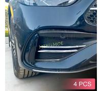 Per Mercedes Benz Classe C W206 S206 2023 2024 2025 Paraurti Anteriore Griglia Spoiler Canard Fendinebbia Copertura Trim Strisce Accessori Auto