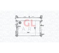 Per Mercedes Benz Gla-Kl X156 2014-2017 Radiatore Motore Cooling 2465001203 New