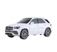 Per Mercedes Benz GLE 350 300 450 1:24 Modello Di Auto In Lega Simula Metallo Regalo Suono E Luce(White)