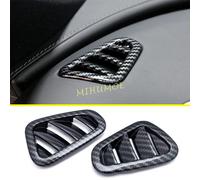 Per Mercedes Benz W206 S206 C200 C220 C300 C43 AMG 2023 2024 2025 Interni Center Console Air Vent Copertura Trim In Fibra di Carbonio