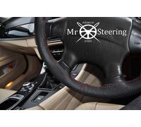 Per Mercedes 215 Perforata Volante IN Pelle Cover Rosso Scuro Doppio STT