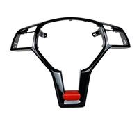 Per Mercedes E CLA W204 W212 W117 C172 C218 C63 E63 2012 2013 2014 Per AMG Rivestimento Telaio Volante Auto HRQCTIM(Black Red)