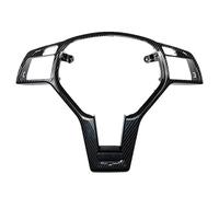 Per Mercedes E CLA W204 W212 W117 C172 C218 C63 E63 2012 2013 2014 Per AMG Rivestimento Telaio Volante Auto HRQCTIM(Carbon Black)