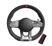 Per Mercedes Per Benz A45 E63 Coprivolante In Pelle Scamosciata(Rosso)