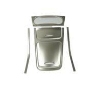 Per Mercedes Per Benz CLA C117 GLA X156 Classe A W176 2013-2018 Pannello Decorativo Adesivo Porta CD Nella Console Centrale Dell'auto Adesivo Interni Auto(Argento)