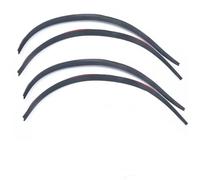 Per Mercedes Per Benz Classe A B C E S CLA GLK CLS Universal Car Trim Fender Flare Wheel Eyebrow Anti-scratch Strip Lip Stickers RESPUNEKBAH(4pcs Carbon Fiber Look)
