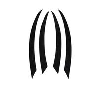 Per Mercedes Per Benz Classe C W205 C180 C200 2015-2018 Spoiler Paraurti Anteriore Splitter Griglia Fendinebbia Copertura Prese D'Aria IENQBVL(Glossy Black)