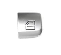 Per Mercedes Per Benz W205 GLC W253 Master Finestra Interruttore Di Pulsante Caps Porta Finestre Di Vetro Interruttore Di Controllo Dell'ascensore Pulsantiera Alzacristalli(Silver 4)